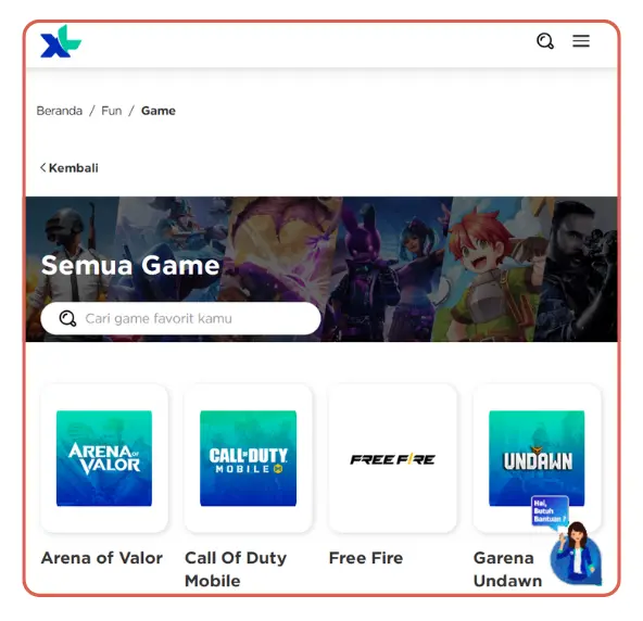 Langkah Mudah Top Up Diamond Game Lewat XL SMART
