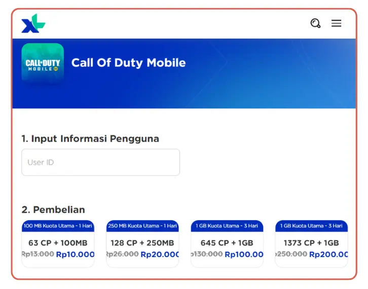 Masukkan Informasi Pengguna