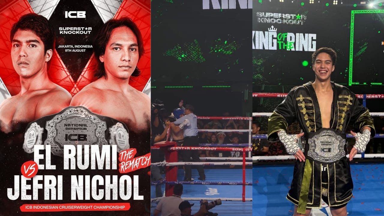 Duel El Rumi vs Jefri Nichol Hanya 38 Detik, Ini Aturan TKO Tinju yang Perlu Kamu Tahu!